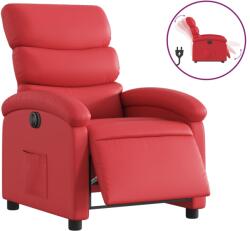 vidaXL piros műbőr elektromos dönthető fotel (3204031) (3204031)