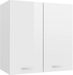vidaXL magasfényű fehér forgácslap függő szekrény 60 x 31 x 60 cm (801273) (801273)