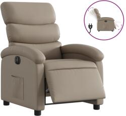 vidaXL kávészínű műbőr elektromos dönthető fotel (3204032) (3204032) - xupe
