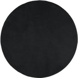 vidaXL OVIEDO fekete rövid szálú szőnyeg Ø 80 cm (375565) (375565)