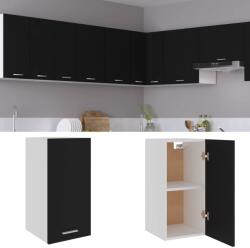 vidaXL fekete forgácslap függő szekrény 29, 5 x 31 x 60 cm (801245) (801245)