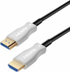 PremiumCord KPHDM2X15 Aktív optikai HDMI 2.0b - HDMI 2.0b Kábel - Fekete 15m (KPHDM2X15)