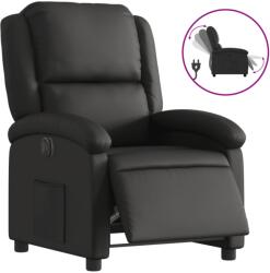 vidaXL fekete valódi bőr elektromos dönthető fotel (3204254) (3204254) - xupe
