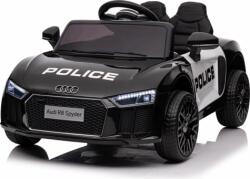 Ramiz Audi R8 Police Elektromos autó - Fekete/Fehér (PA.HL1818.POL)