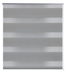 vidaXL Zebra roló 50 x 100 cm Szürke (240187) (240187)