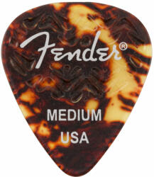 Fender 351 Shape Wavelength Celluloid gitárpengető - dombornyomott csúszásgátlós felület - medium