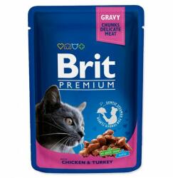 Brit Pliculeț BRIT Premium Cat Chicken & Turkey 100 g