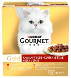 Gourmet Conservă GOURMET GOLD - bucăți în sos, 8 x 85g