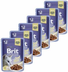Brit Pungă BRIT Premium Cat Vită în jeleu 6 x 85 g