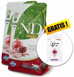 FARMINA Farmina N&D cat PRIME (GF) adult, neutered, chicken & pomegranate 2x10 kg + Arpalit NEO GRATUIT