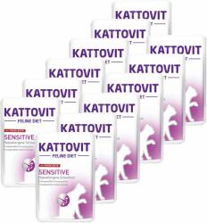 KATTOVIT Kattovit Sensitive Pungă de pui + rață 12 x 85 g