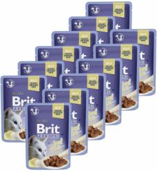 Brit Pungă BRIT Premium Cat Vită în jeleu 12 x 85 g
