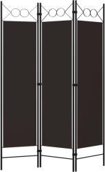 vidaXL barna 3 paneles paraván 120 x 180 cm (320700) (320700)