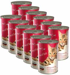 BEWITAL petfood Conservă BEWI CAT Meatinis cu pui 12 x 400 g
