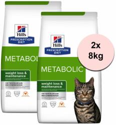 Hill's Hill's Prescription Diet Feline Metabolic weight loss & maintenance 2 x 8 kg