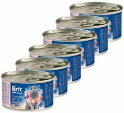 Brit BRIT Premium Cat Chicken with Hearts 6 x 200 g