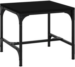vidaXL fekete szerelt fa kisasztal 40x40x35 cm (819402) (819402)