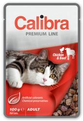 Calibra CALIBRA Cat Adult bucăți de pui și carne de vită în sos 100 g