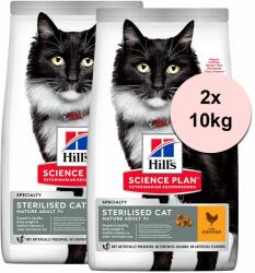 Hill's Hill's Science Plan Feline Mature Adult 7+ Sterilised Cat Chicken 2 x 10kg