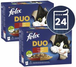 FELIX FELIX Fantastic DUO pliculețe, selecție delicioasă în gelatină 24 x 85 g