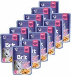 Brit Pungă BRIT Premium Cat Pui în jeleu 12 x 85 g