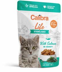 Calibra Calibra Cat Life Somon sterilizat în sos 85 g