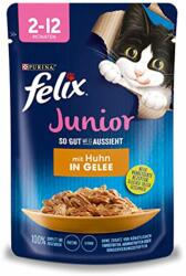FELIX Pliculeț FELIX Junior Fantastic cu pui în gelatină 85 g