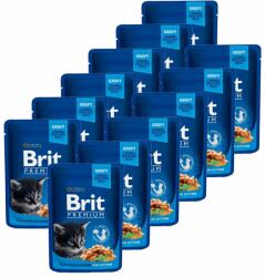 Brit Pliculeț BRIT Premium Kitten Chicken Chunks 12 x 100 g