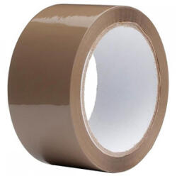 Lepící páska, akrylová, hnědá, 48mm, 60m (OB002)