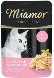 Miamor Miamor Feine Filets hrană la plic cu peşte ton şi crab 100 g
