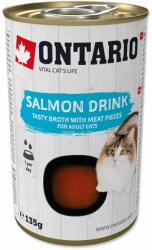 ONTARIO Hrană lichidă cu bucăți de somon Ontario Cat 135 g