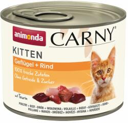 Animonda Animonda Carny Kitten - pasăre și carne de vită 200 g