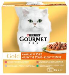Gourmet Conservă GOURMET GOLD - mix bucăți în sos, 8 x 85g