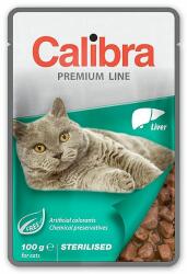 Calibra CALIBRA Cat Adult Sterilised bucăți de ficat în sos 100 g