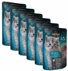 BEWITAL petfood Pliculeț pentru pisicuți Leonardo Kitten, 6 x 85 g