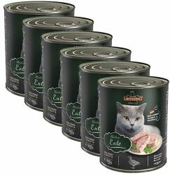BEWITAL petfood Conserva pentru pisici Leonardo, rață 6 x 800 g