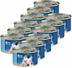 Brit BRIT Premium Cat Trout with Liver 12 x 200 g