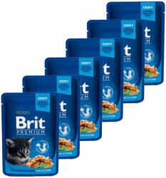 Brit Pliculeț BRIT Premium Kitten Chicken Chunks 6 x 100 g