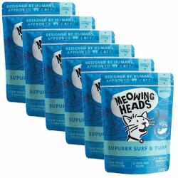 Barking Heads & Meowing Heads MEOWING HEADS Surf & Turf GRAIN FREE 6 x 100 g