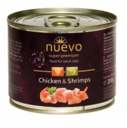 nuevo Conservă NUEVO CAT Adult Chicken & Shrimps 200 g