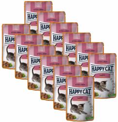 Happy Cat Happy Cat Meat In Sauce Kitten & Junior Land-Ente 12 x 85 g