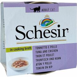 Schesir Schesir cat ton și pui în suc propriu 70 g