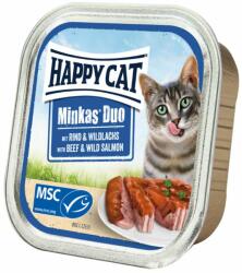 Happy Cat Happy Cat Minkas Duo - carne de vită și somon sălbatic 100 g