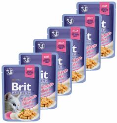 Brit Pungă BRIT Premium Cat Pui în jeleu 6 x 85 g