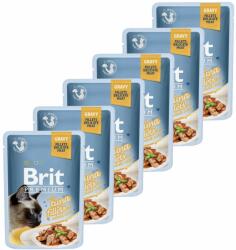 Brit Pliculeț BRIT Premium Cat Delicate Fillets in Gravy with Tuna 6 x 85 g