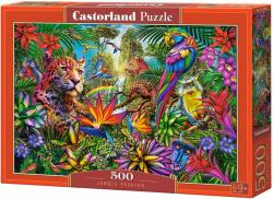 Castorland Puzzle Castorland din 500 de piese - Moda în junglă (B-53926)