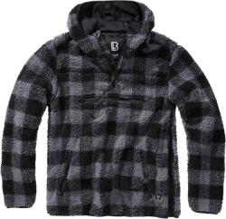 Brandit Пуловер от полар Brandit Teddyfleece Worker, черен/сив (5023.28)