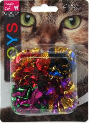MAGIC CAT Minge pisică magică jucărie cu ciucuri strălucitoare 3, 75 cm 4 buc (453-30035)