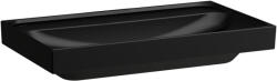 Laufen MEDA Mosdó, 80 cm túlfolyónyílás nélkül, csaplyuk nélkül, Fekete matt H8101177161121 (H8101177161121)