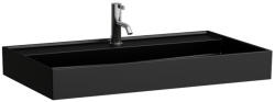 Laufen Kartell LAUFEN Mosdó túlfolyónyílás nélkül, egy csaplyukkal, Fényes fekete H8103370201111 (H8103370201111)